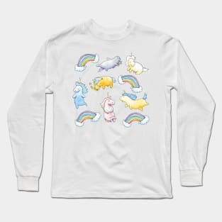 Rainbows and Unicorns Long Sleeve T-Shirt